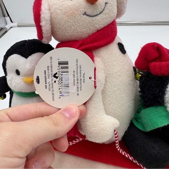 Hallmark Jingle Pals 2007 Snow What Fun Sledders Musical NWT Tested Working - Picture 5 of 7